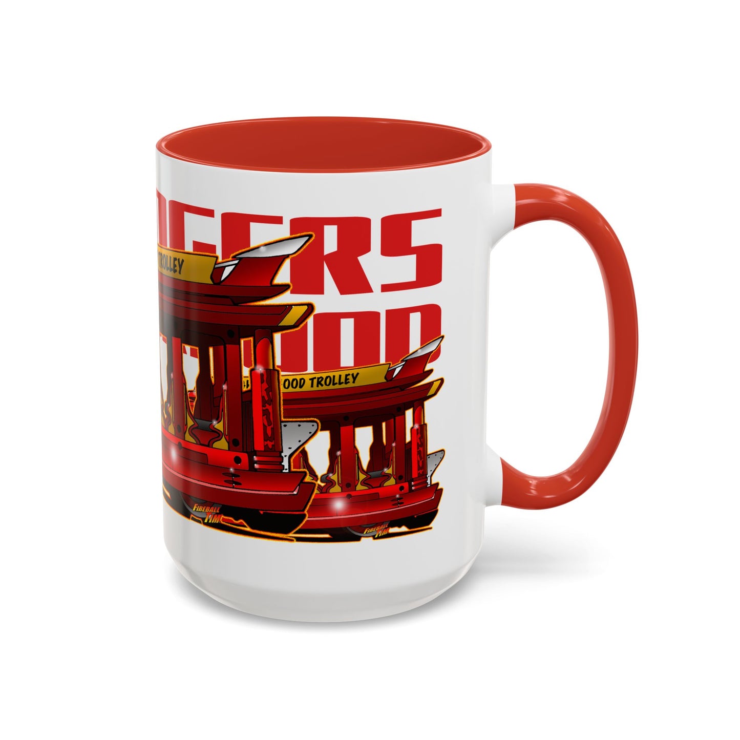 MR. ROGERS NEIGHBORHOOD TROLLEY Collectible Art Coffee Mug - 2 Sizes