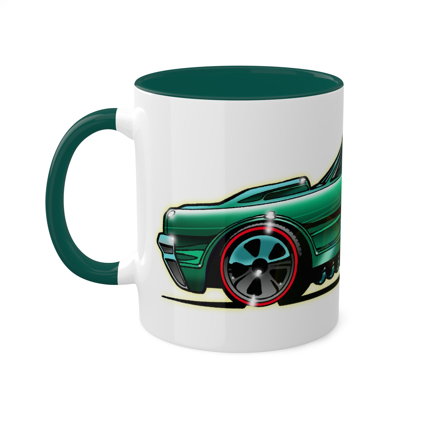 Hot Wheels CUSTOM COUGAR Redline Diecast Muscle Car Coffee Mug 11oz