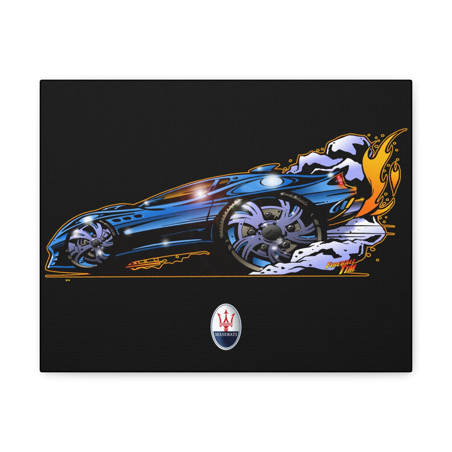 Fireball MASERATI Canvas Gallery Art Print 11x14