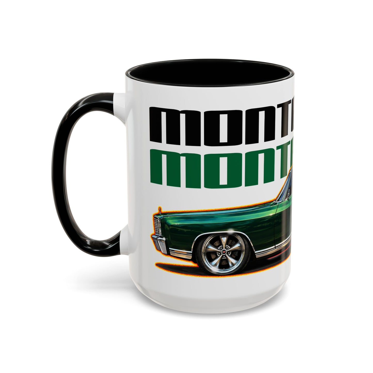 CHEVY MONTE CARLO 1971 Collectible Fireball Art Coffee Mug - 2 Sizes