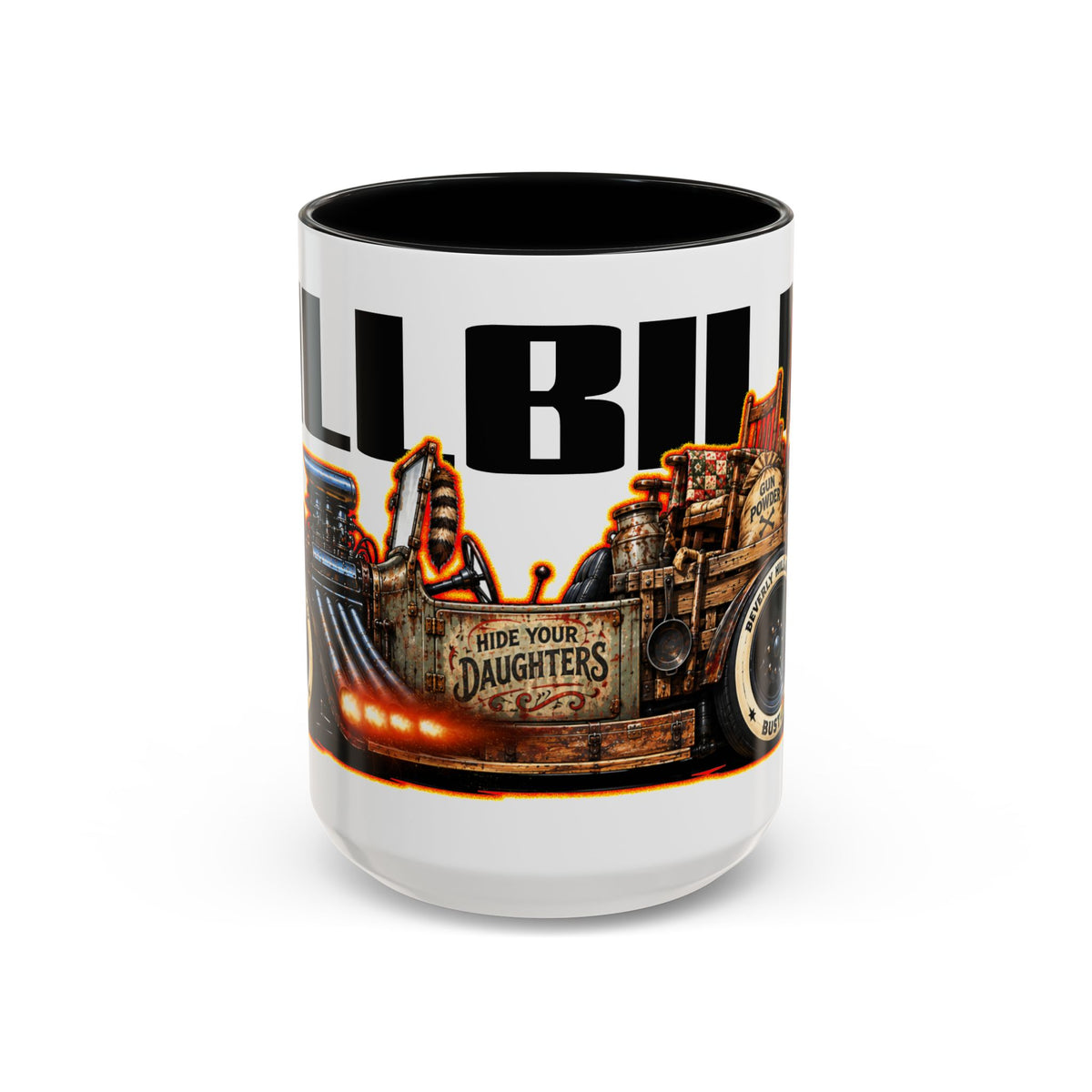 BEVERLY HILLBILLIES Hillbilly Buster Hot Rod Collectible Fireball Art Coffee Mug - 2 Sizes