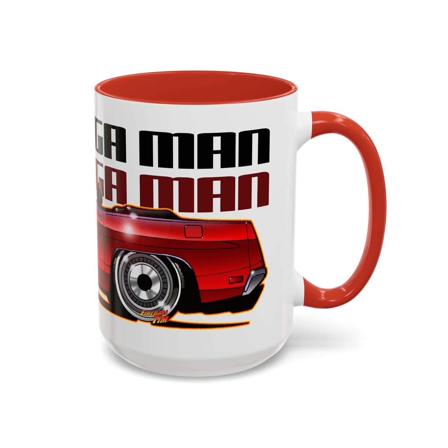 THE OMEGA MAN 1970 Ford Galaxie XL Fireball Art Collectible Coffee Mug - 2 Sizes