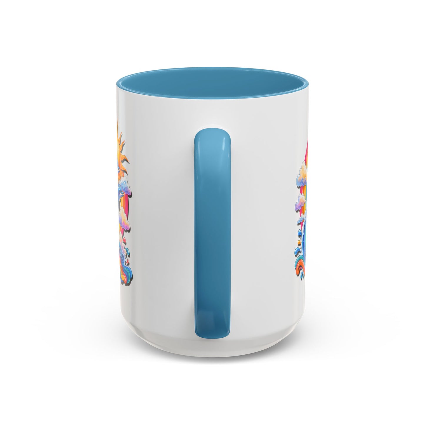 DOLPHIN SPLASH 1 Aquarium Series Fireball Art Coffee Mug - 2 Sizes