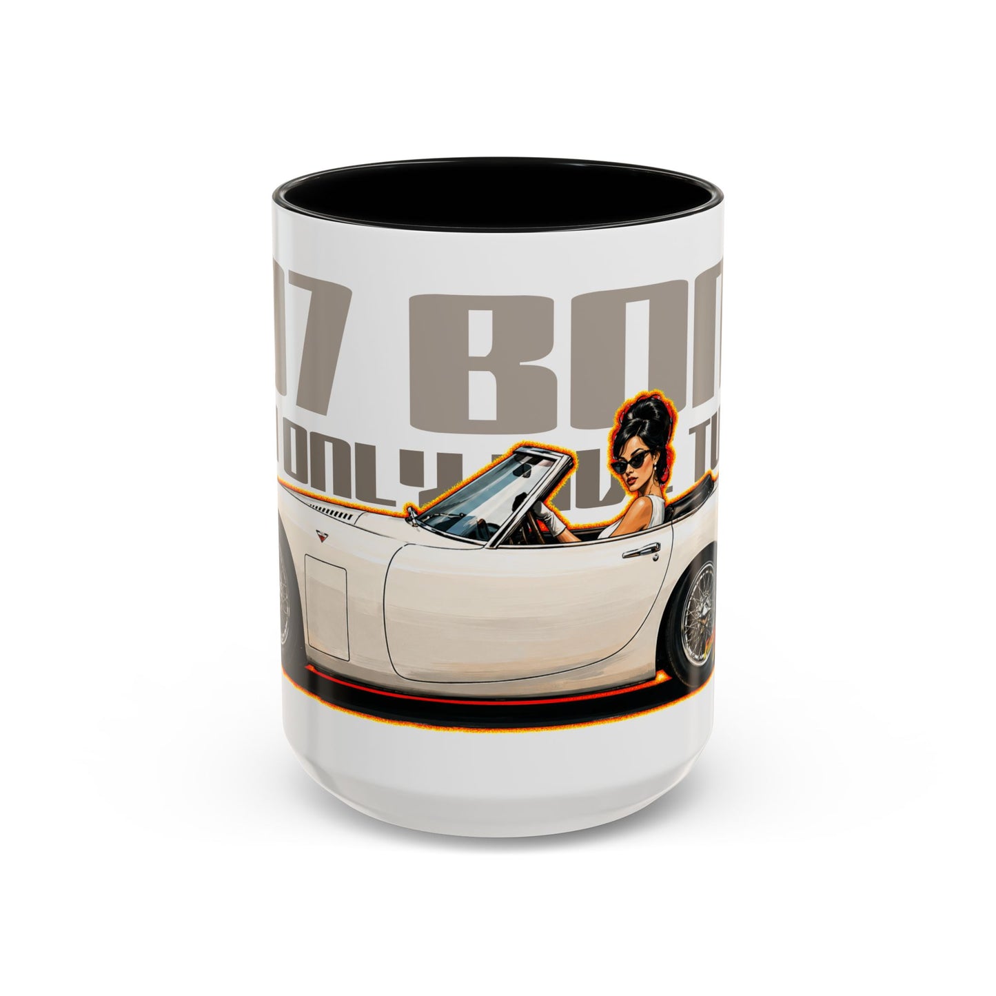 JAMES BOND 007 You Only Live Twice Toyota 2000GT Collectible Fireball Art Coffee Mug - 2 Sizes