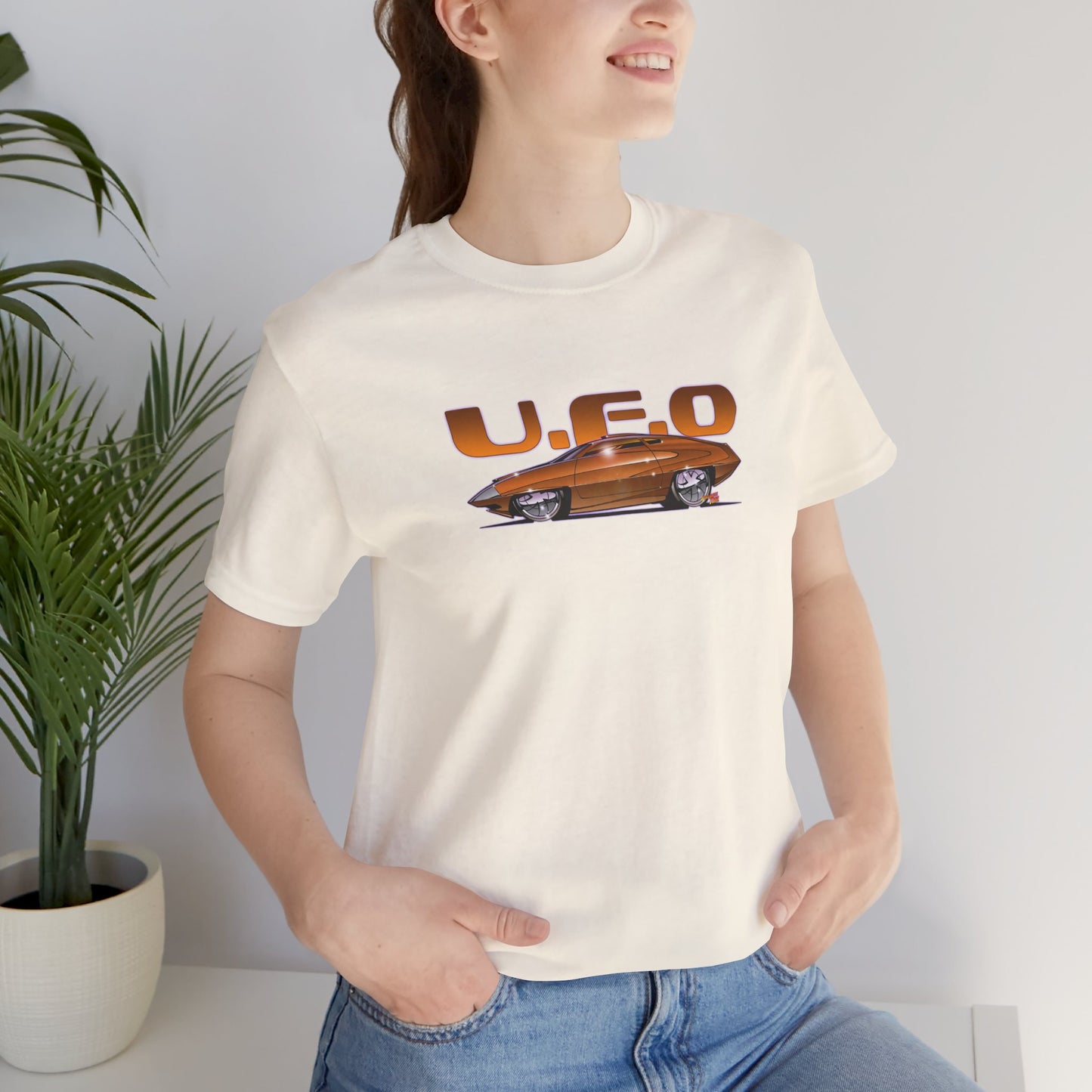 UFO ED STRAKER CAR TV Car Concept Art Short Sleeve Tee 12 Colors