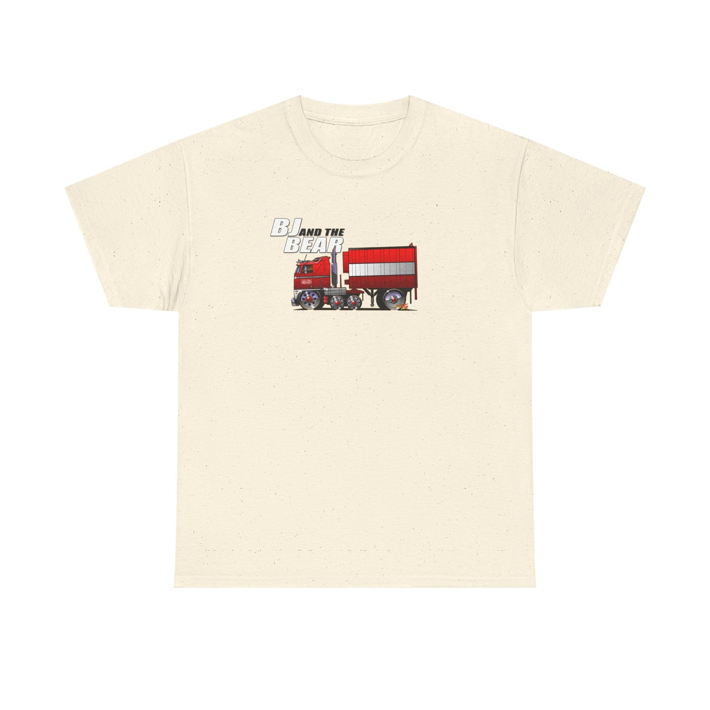 BJ AND THE BEAR Semi Truck Fireball Art Tee Shirt - Multiples