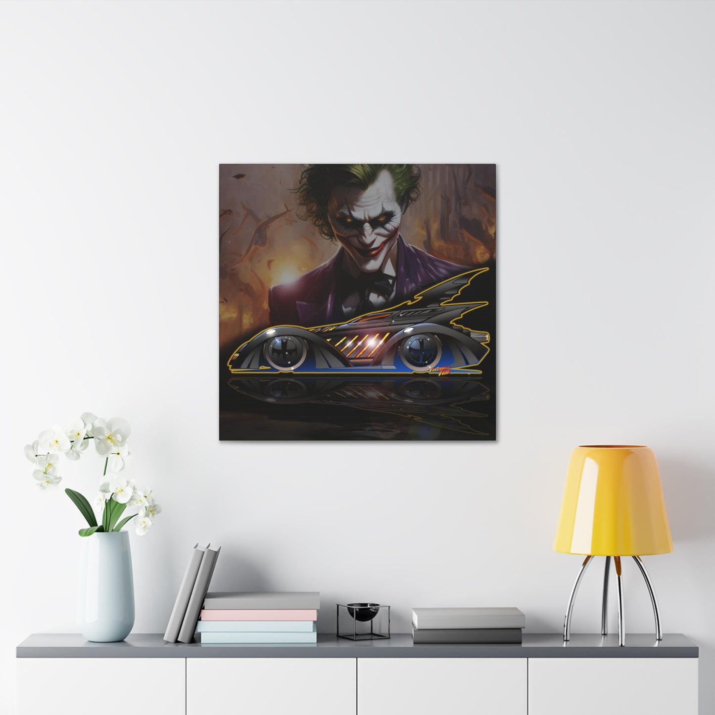 BATMAN FOREVER BATMOBILE Concept Art Canvas MASTERPRINT 3 Sizes