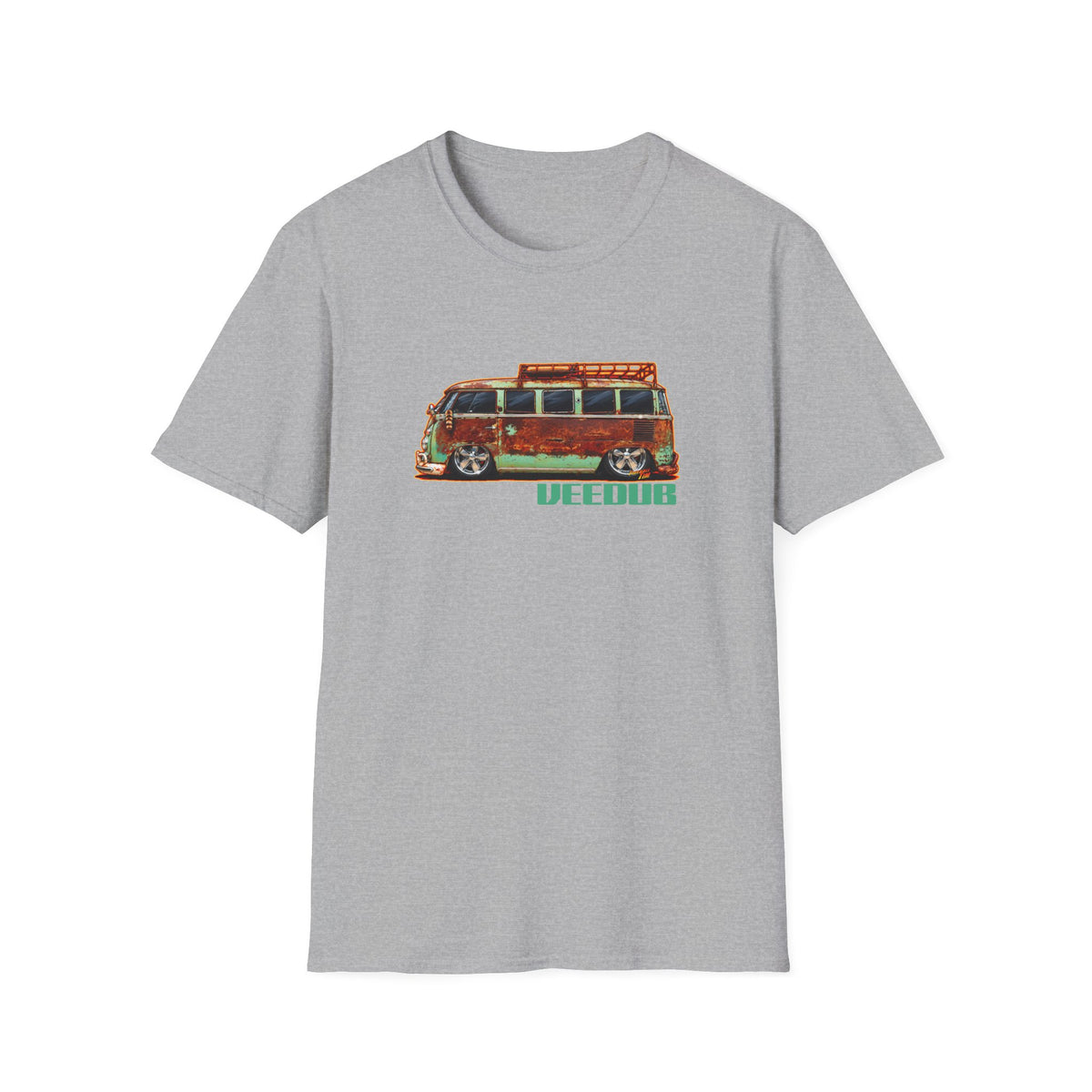 KUSTOM VW VOLKSWAGEN BUS Collectible Fireball Art TeeShirt