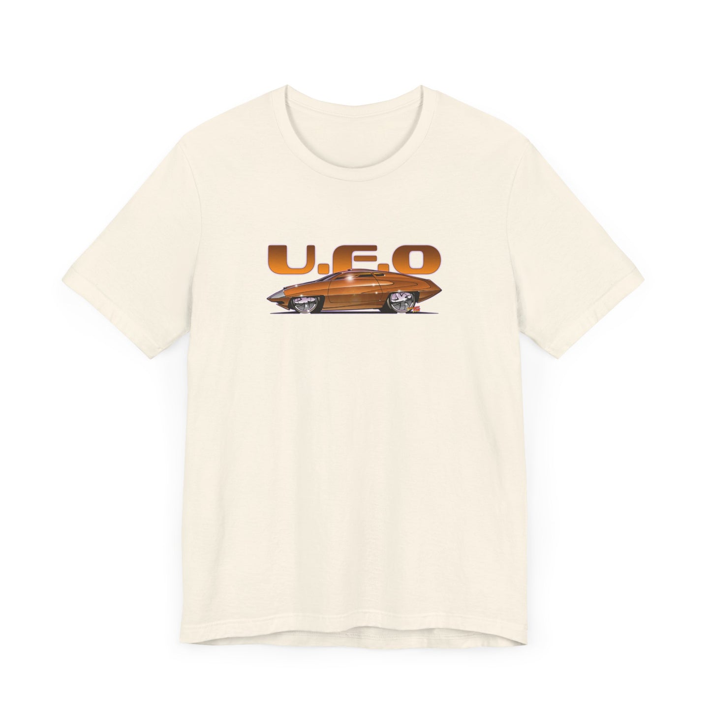 UFO ED STRAKER CAR TV Car Concept Art Short Sleeve Tee 12 Colors