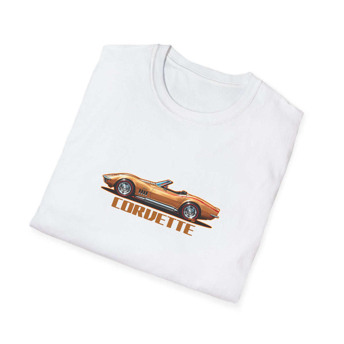 CHEVROLET CORVETTE 1969 Collectible Fireball Art TeeShirt