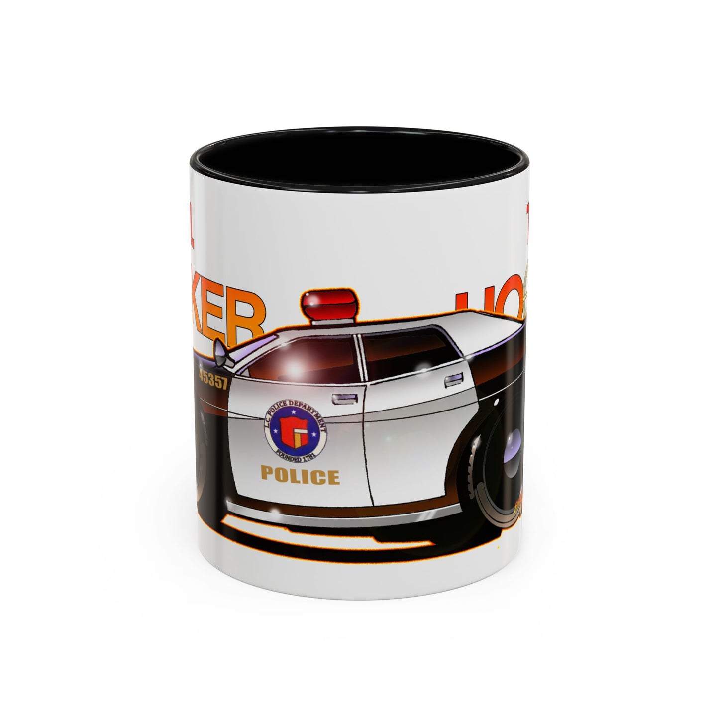 TJ HOOKER 1977 Dodge Monaco Police Car Collectible Coffee Art Mug - 2 Sizes