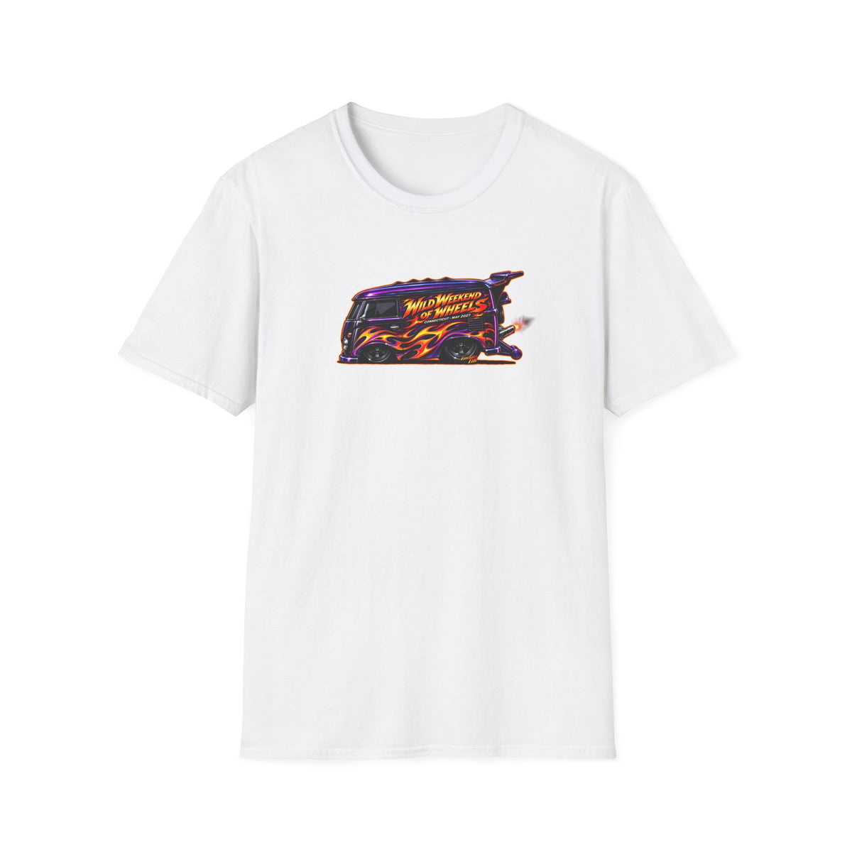 HOT WHEELS Kombi Bus Collectible Fireball Art TeeShirt