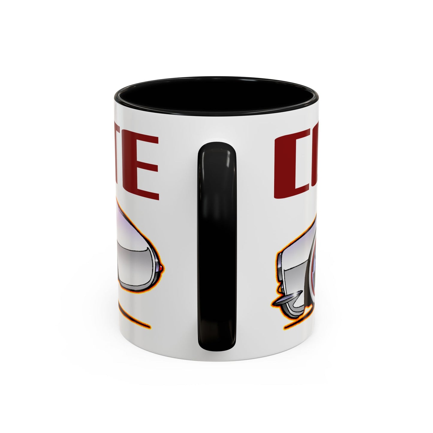 CORVETTE 1957 Collectible Fireball Art Coffee Mug - 2 Sizes