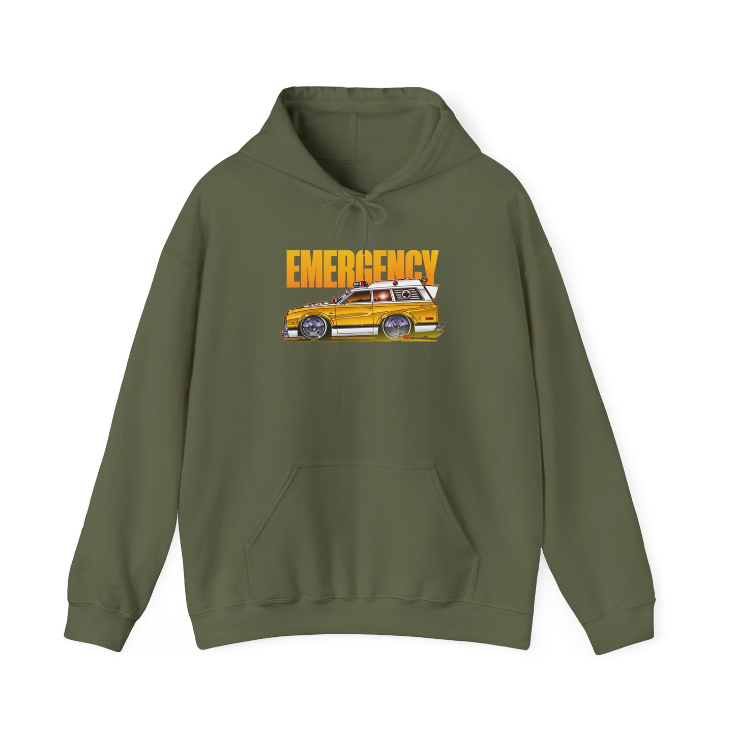 EMERGENCY AMBULANCE TV Show Concept Art Hooded Sweatshirt 9 Colors