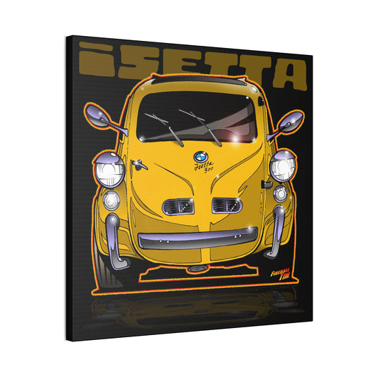 BMW ISETTA Canvas Art Wall Print - 2 Sizes