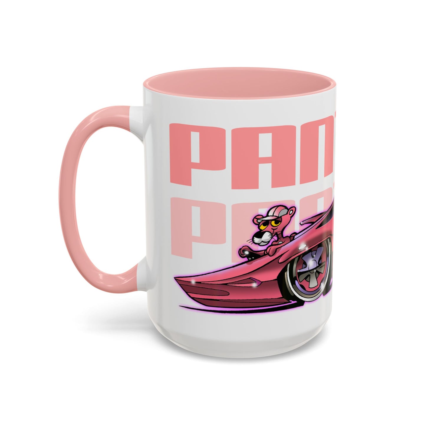 PINK PANTHER PANTHERMOBILE Collectible Coffee Art Mug - 2 Sizes