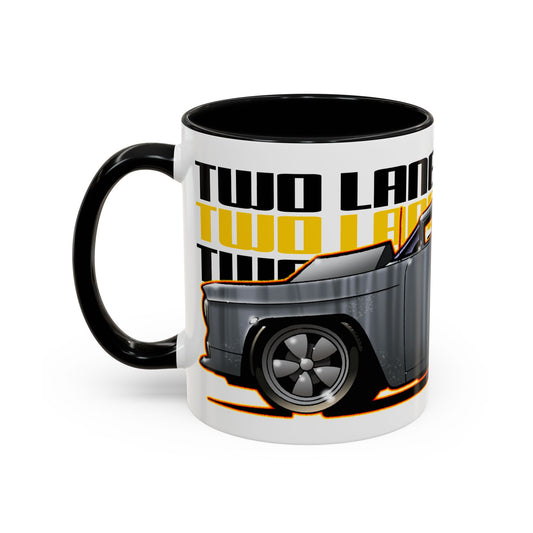 TWO LANE BLACKTOP 1955 CHEVY Collectible Fireball Art Coffee Mug - 2 Sizes