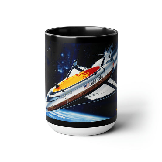 SURFER SPACE SHUTTLE Coffee Mug 15oz-Mug-Fireball Tim Garage