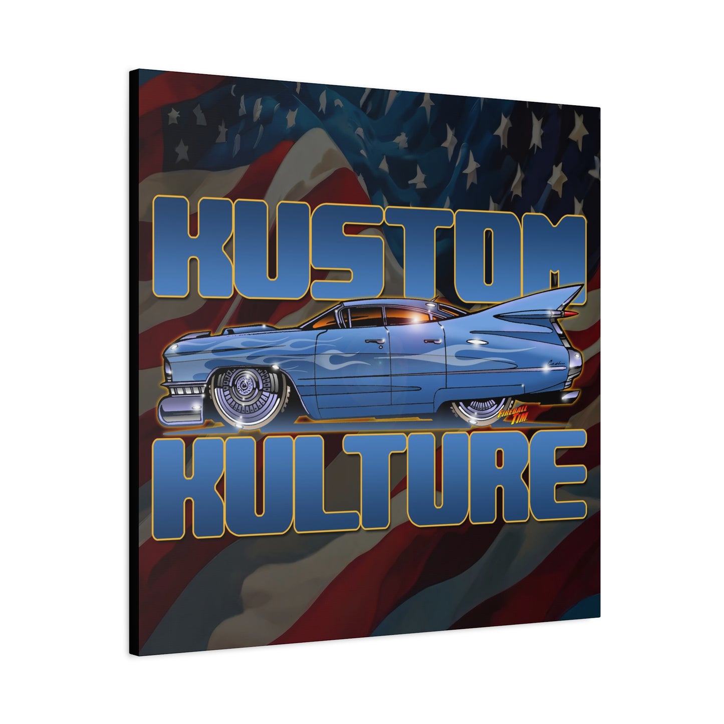 CADILLAC KUSTOM CULTURE 1959 Collectible Canvas Art Print