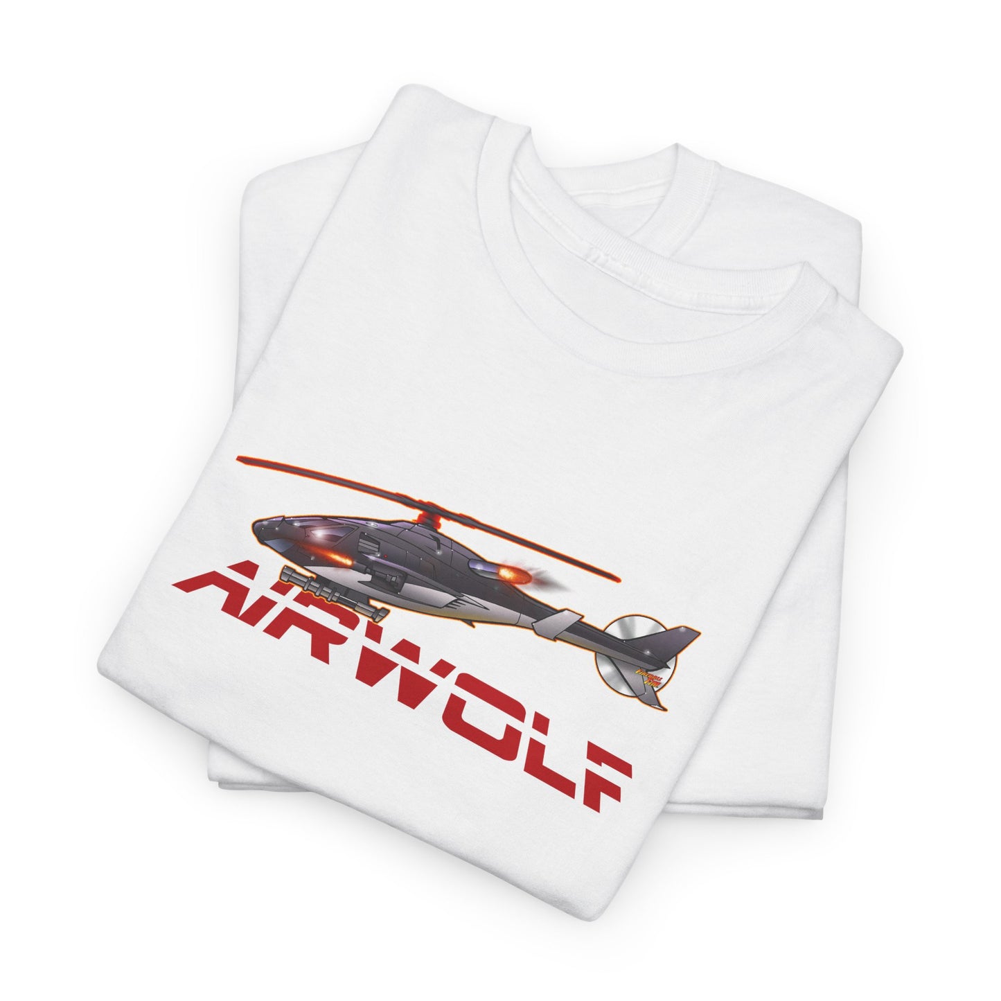 AIRWOLF Helicopter Concept Art Cotton Tee Shirt Mutiple Colors