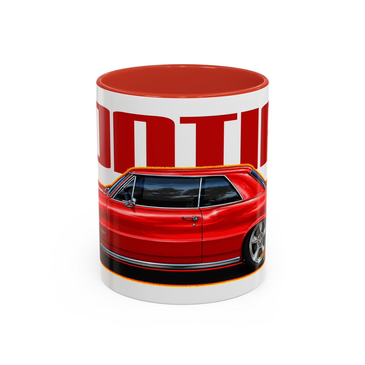 PONTIAC GTO 1965 Collectible Fireball Art Coffee Mug - 2 Sizes