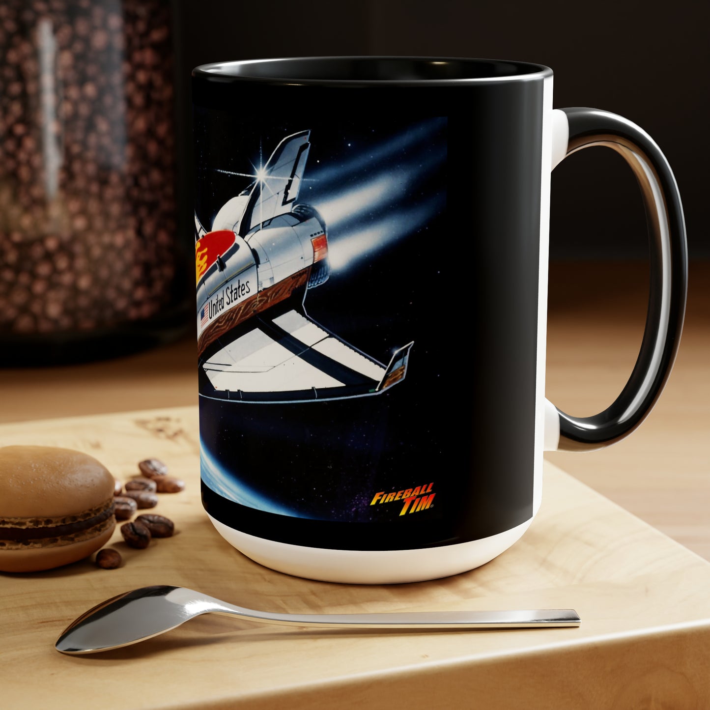 SURFER SPACE SHUTTLE Coffee Mug 15oz