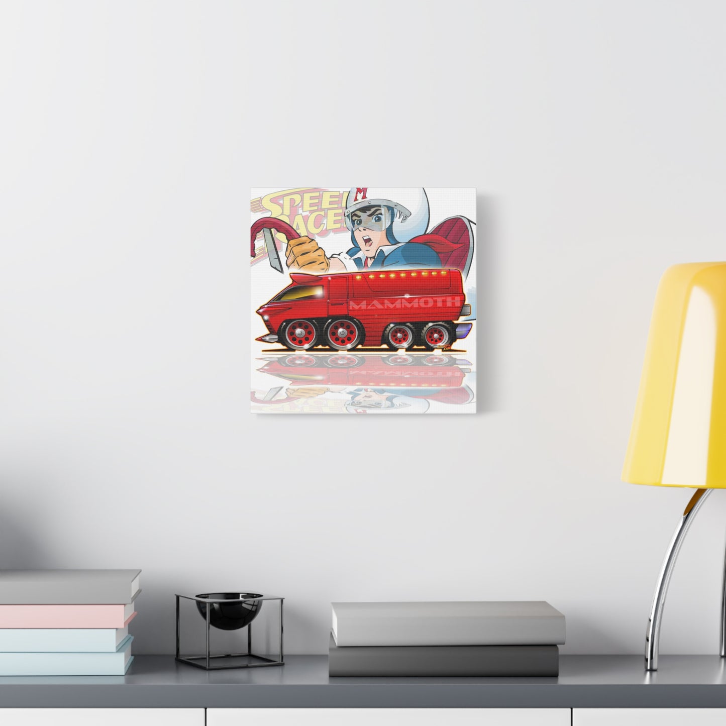 SPEED RACER MAMMOTH CAR Fireball Canvas Art Wall Print - 12x12