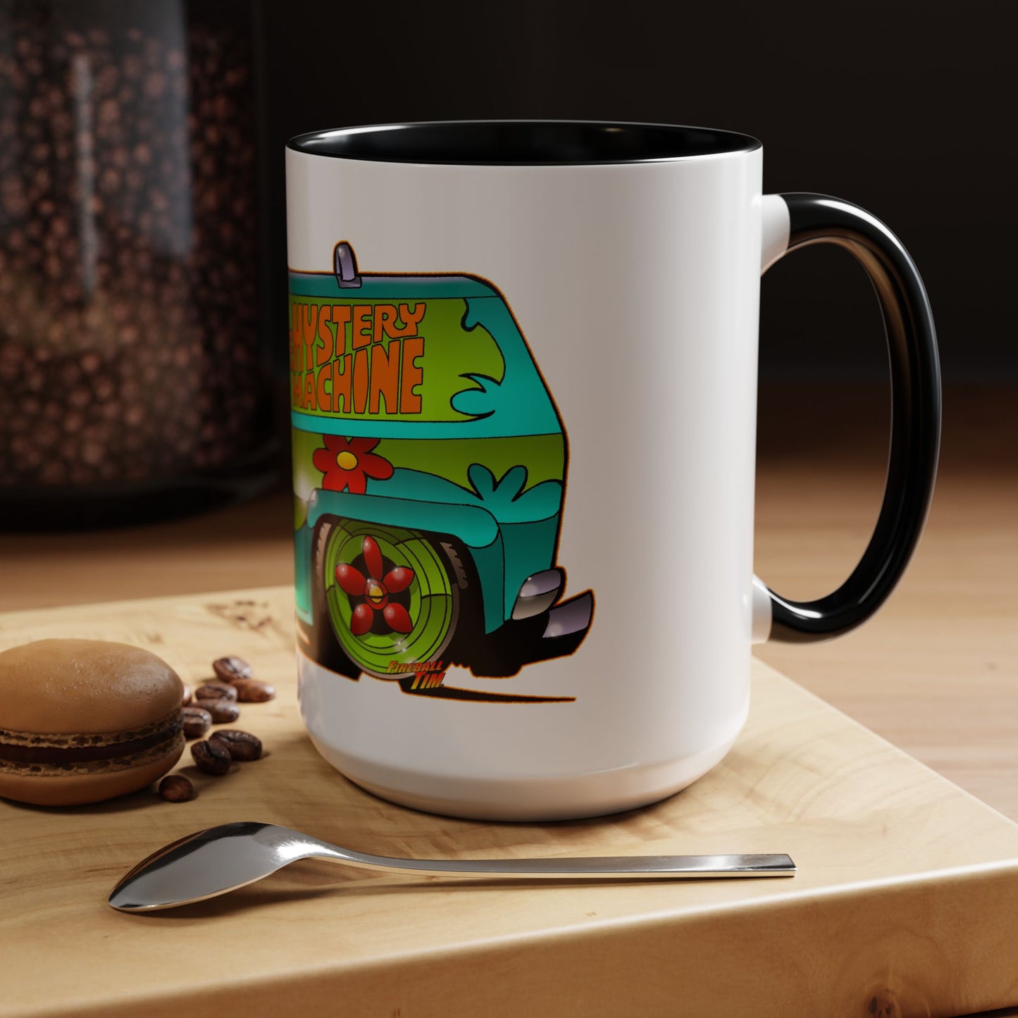 SCOOBY DOO MYSTERY MACHINE VAN Concept Art Coffee Mug 2 Sizes