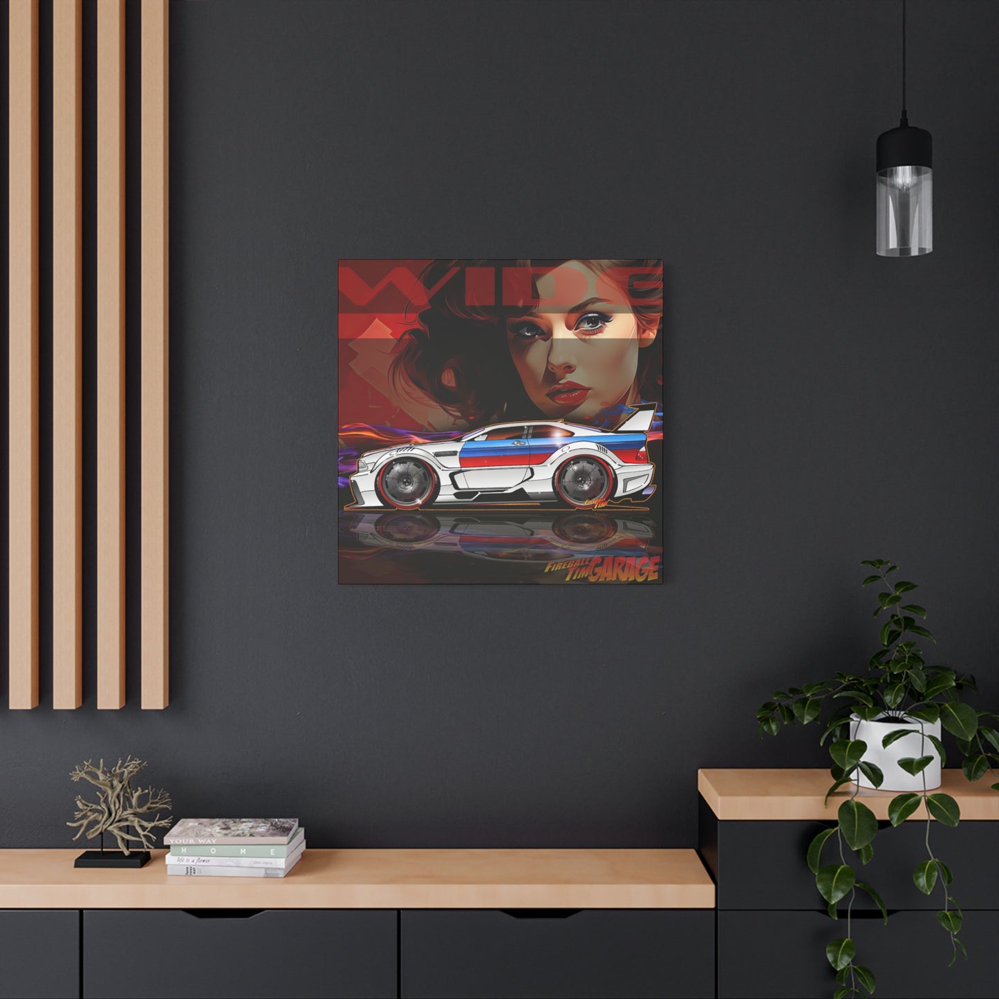 BMW M4 FLOSSMAN WIDEBODY Collectible Canvas Art Print 2 Sizes