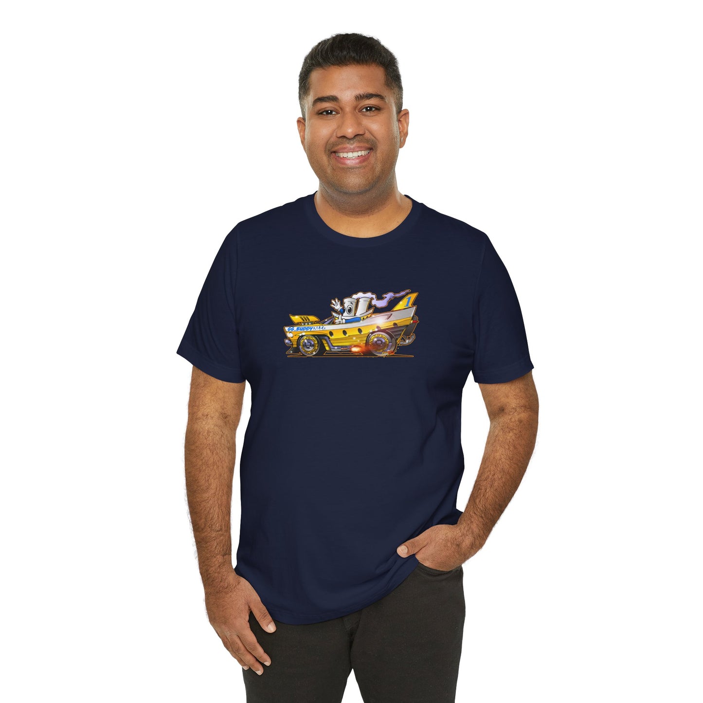 BUDDY CRUISE BUDDYMOBILE Custom Car Art Short Sleeve Tee in 17 Colors
