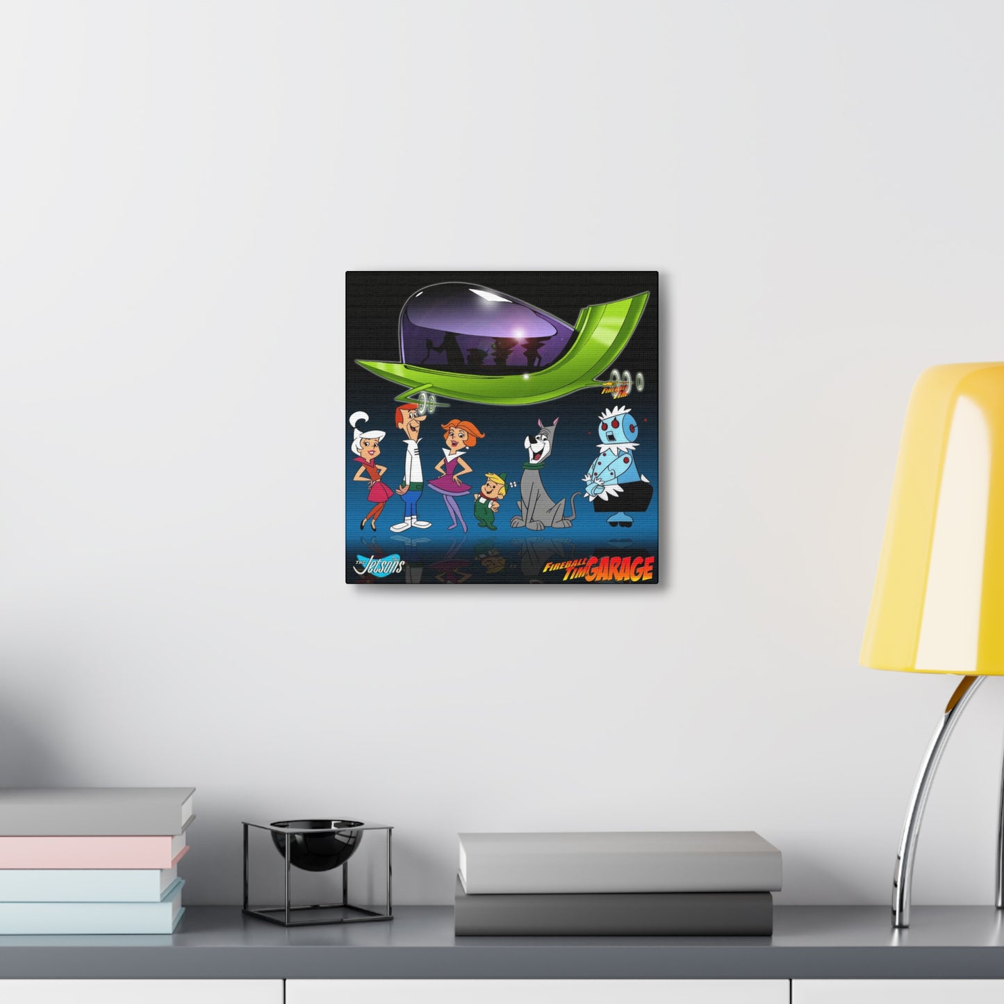 THE JETSONS Family Concept Art MASTERPRINT Canvas Print 24x24