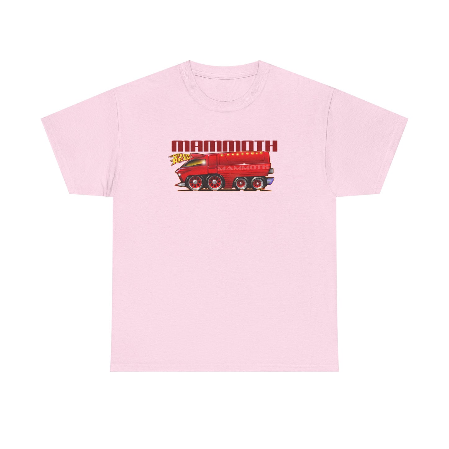 SPEED RACER MAMMOTH CAR Fireball Art Tee Shirt - Multiple Colors