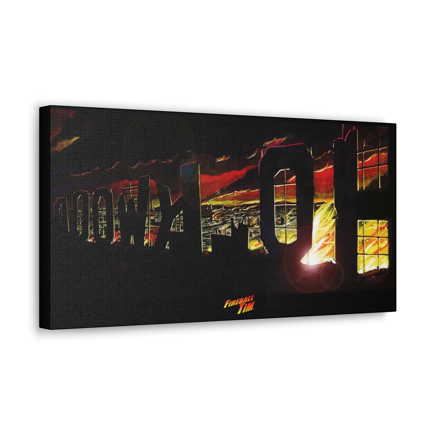 ESCAPE FROM LA Official Concept Art Hollywood Canvas Print 10x20