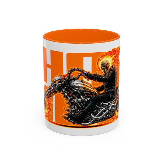 GHOST RIDER CHOPPER Collectible Fireball Art Coffee Mug - 2 Sizes