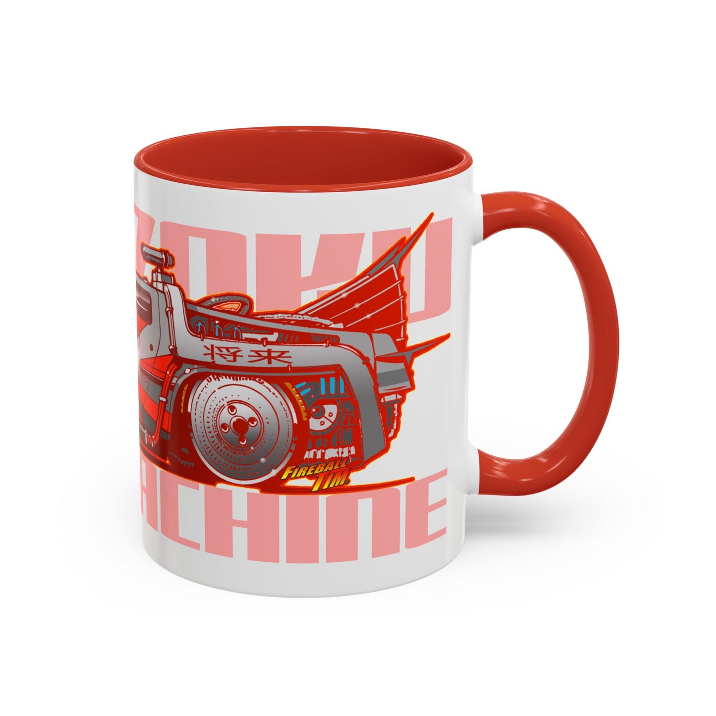 BACK TO THE FUTURE DELOREAN Time Machine Bosozoku Collectible Coffee Art Mug 2 Sizes