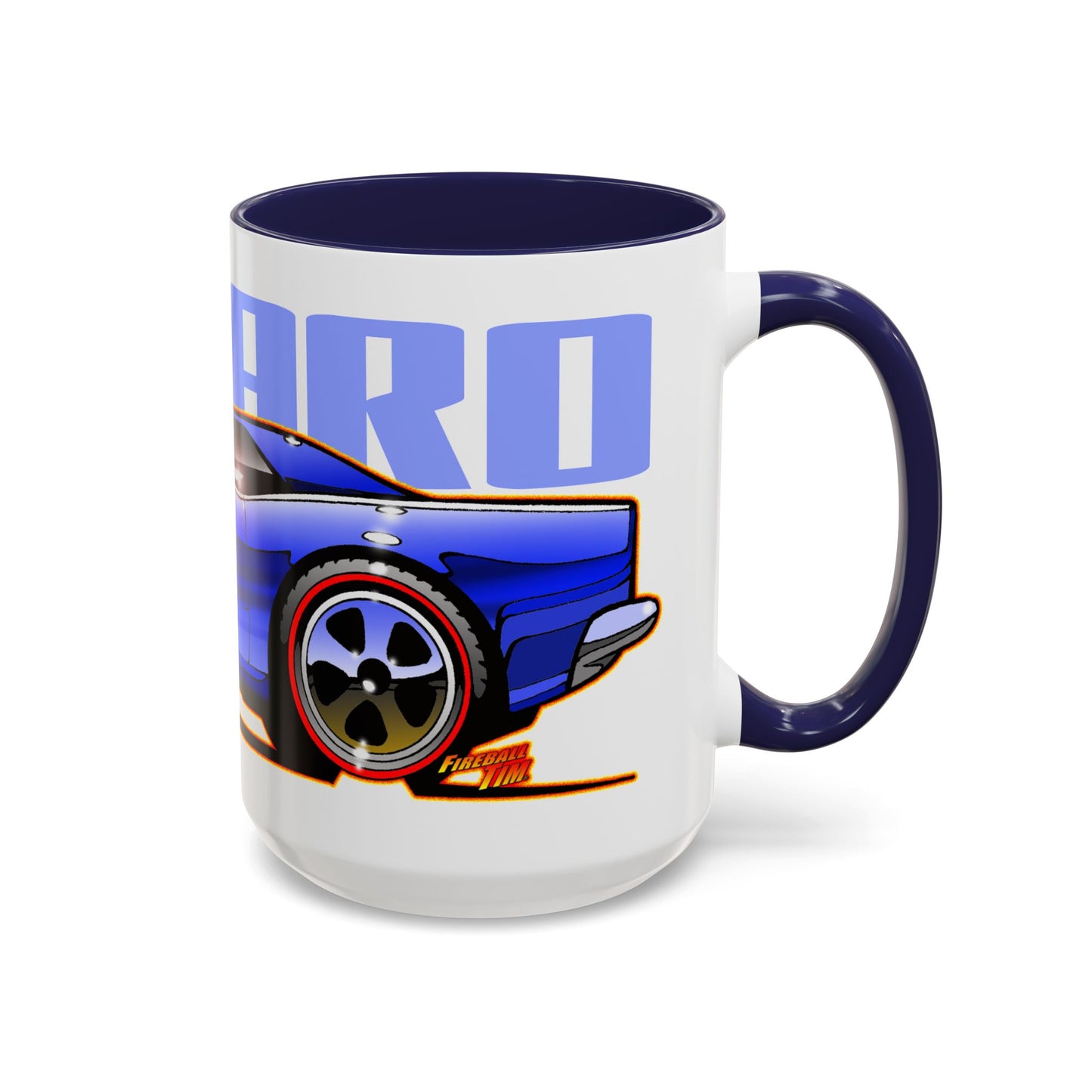 HOT WHEELS CAMARO Custom Collectible Fireball Art Coffee Mug - 2 Sizes