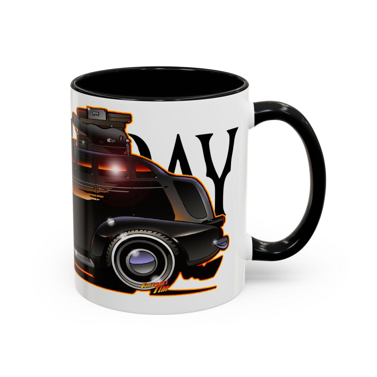 WEDNESDAY TV SHOW PONTIAC LIMO Collectible Art Coffee Mug - 2 Sizes