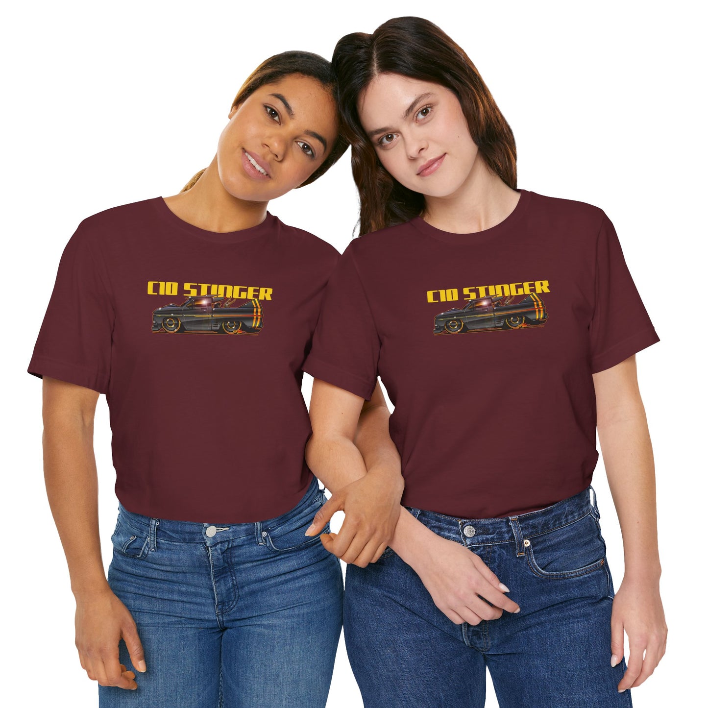 CHEVROLET C10 1960 Stinger Pickup Truck Custom Short Sleeve Tee 8 Colors