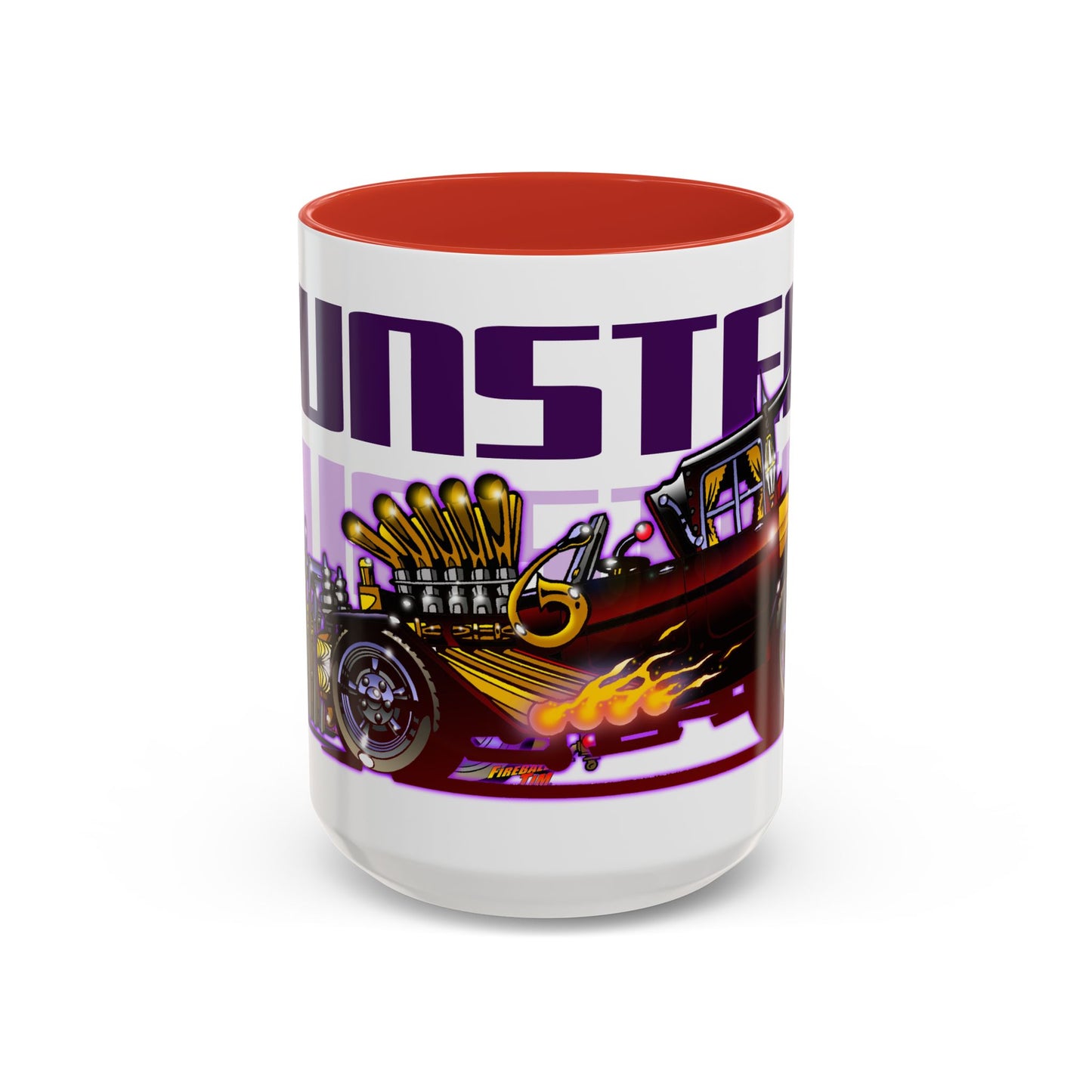 THE MUNSTERS TV Show Munster Koach Fireball Art Coffee Mug - 2 Sizes