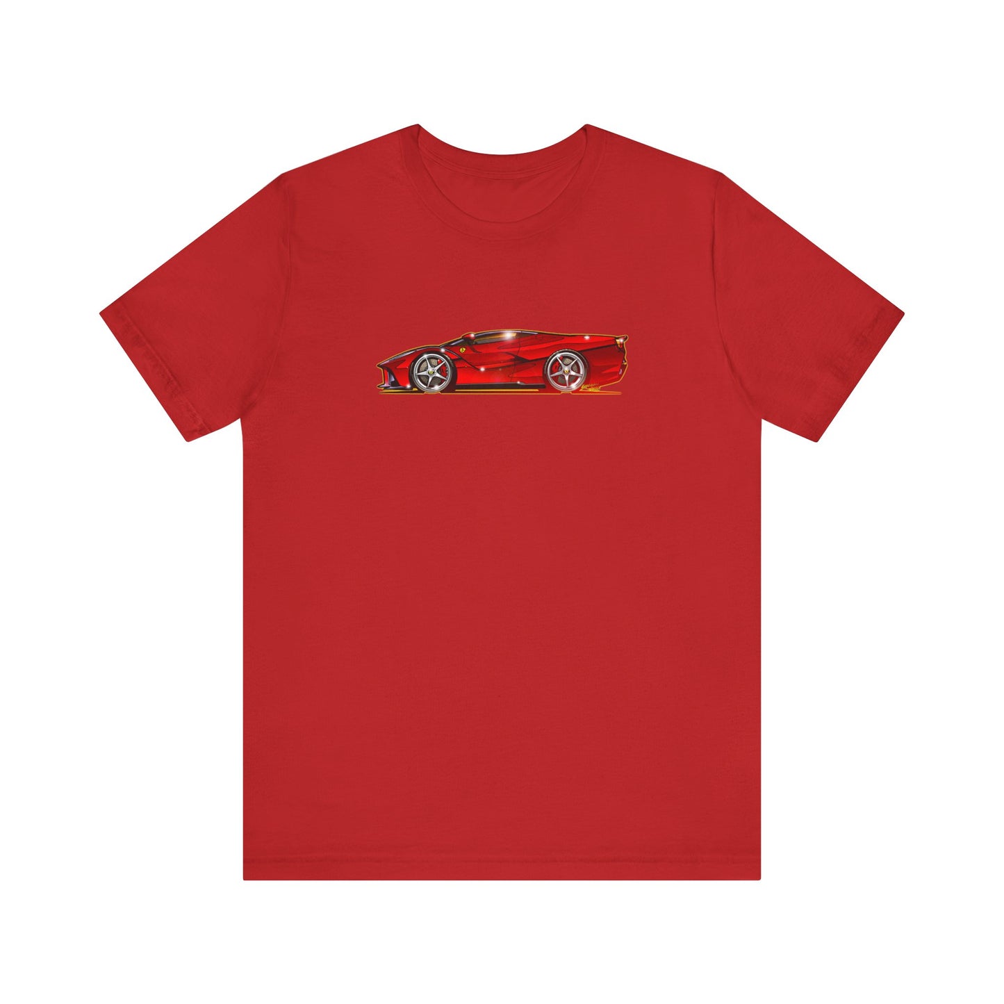 FERRARI LA FERRARI APERTA Concept Art Short Sleeve Tee 9 Colors