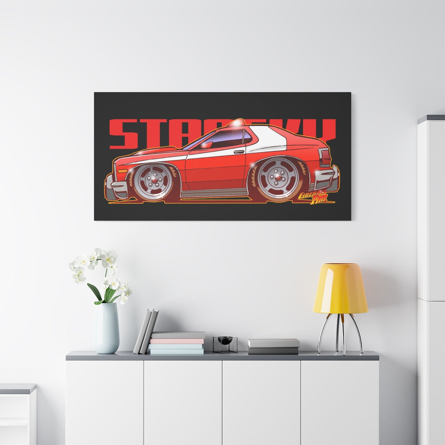 STARSKY Torino Fireball Canvas Art Print - 11x14