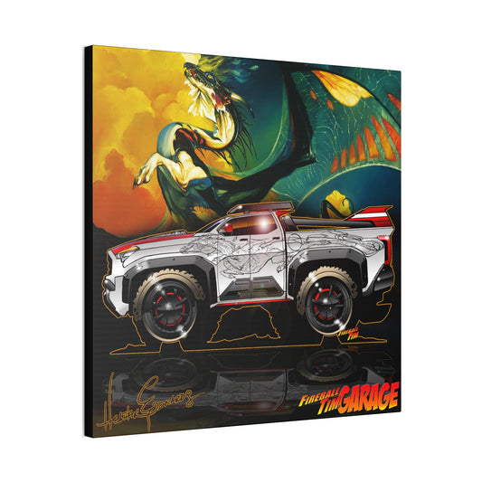 TOYOTA TACOMA Dark Dragon SEMA Concept Canvas Art Print - 2 Sizes