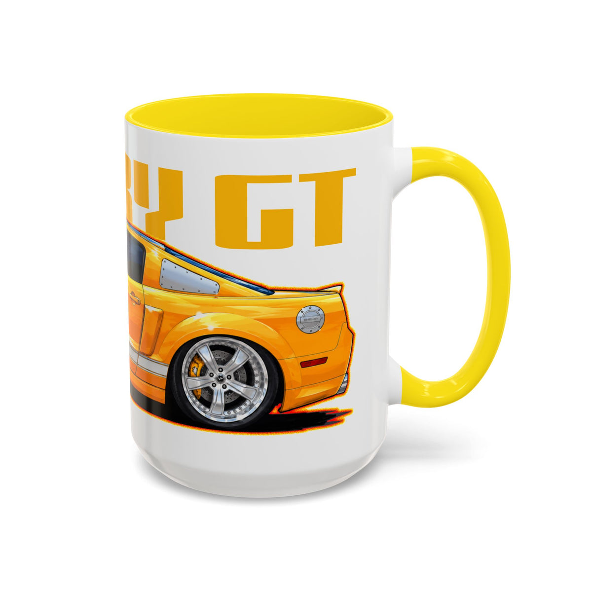 FORD MUSTANG SHELBY GT-C 2008 Collectible Fireball Art Coffee Mug - 2 Sizes