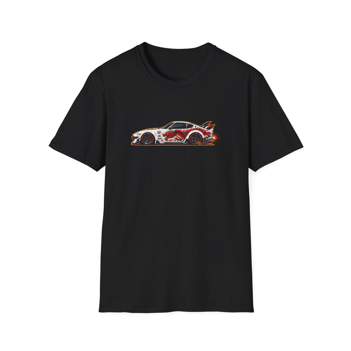 DATSUN 240Z JDM Cars & Coffee 805 Collectible Fireball Art TeeShirt
