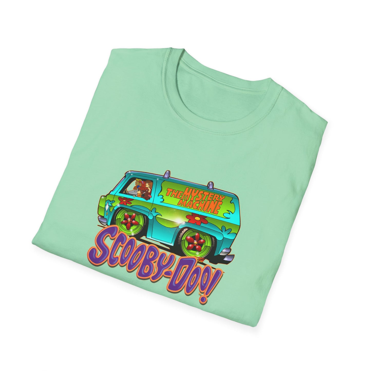 SCOOBY DOO MYSTERY MACHINE VAN Concept Art Softstyle T-Shirt 12 Colors