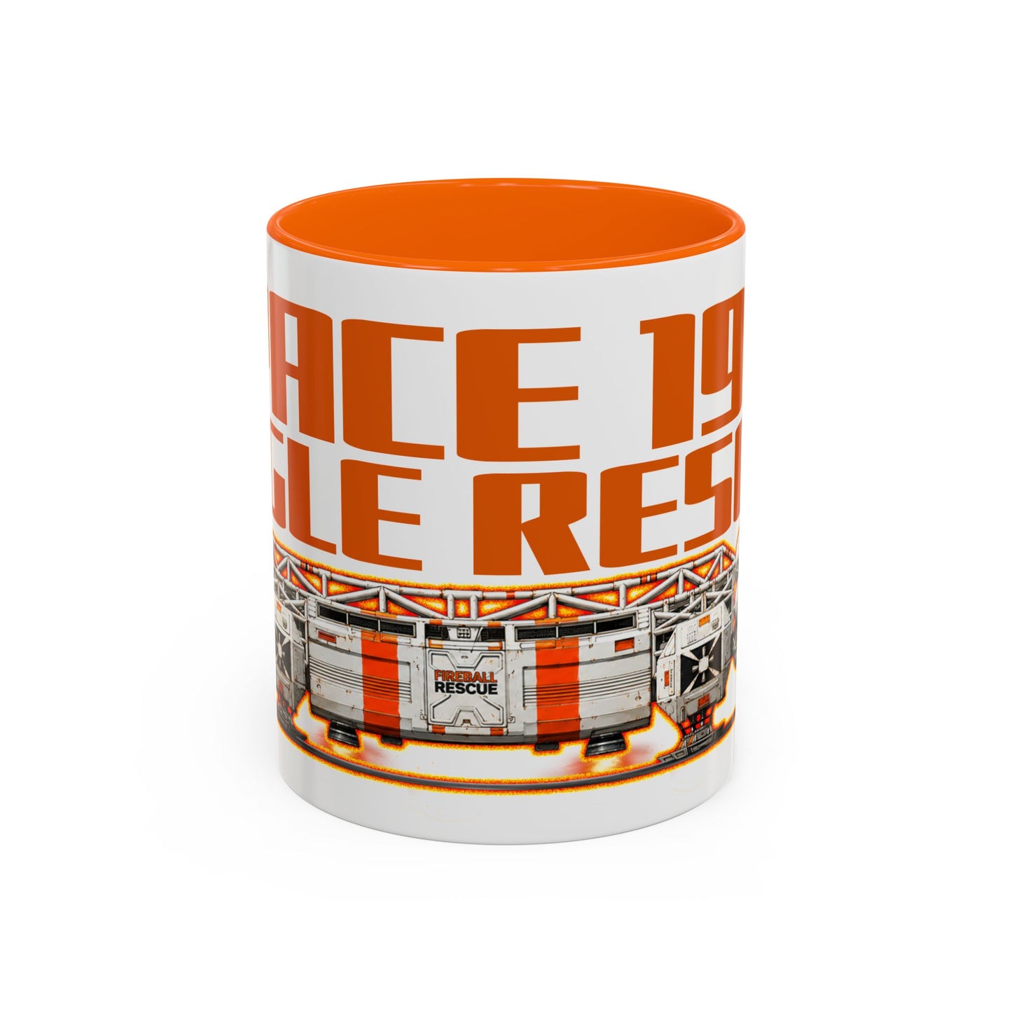 SPACE 1999 EAGLE RESCUE Spaceship Collectible Fireball Art Coffee Mug - 2 Sizes