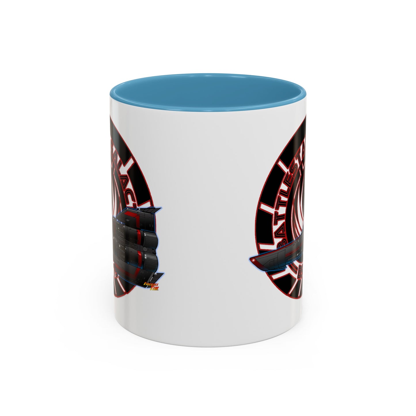 BATTLESTAR GALACTICA Viper Concept Art Crest Coffee Mug 11 and 15oz