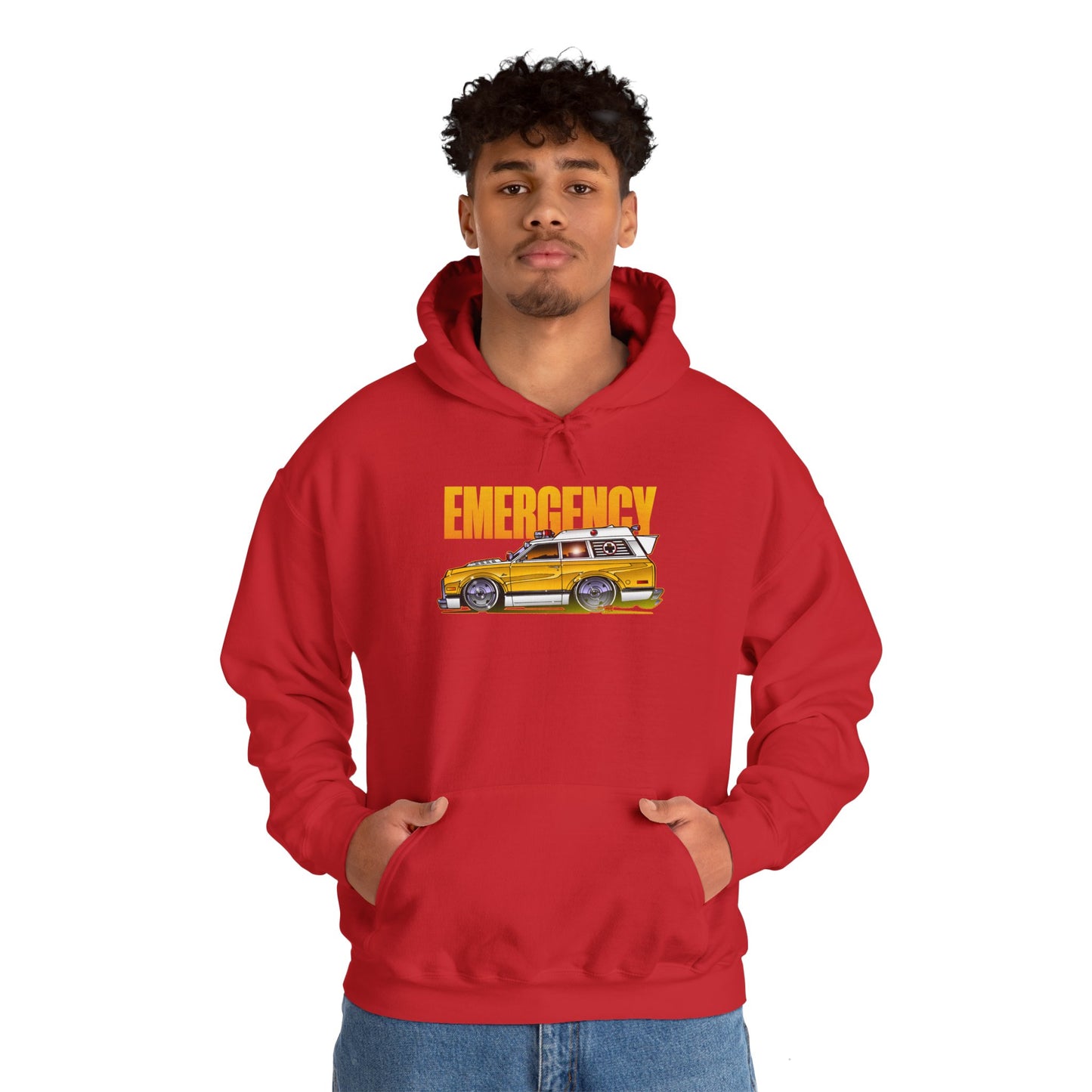 EMERGENCY AMBULANCE TV Show Concept Art Hooded Sweatshirt 9 Colors