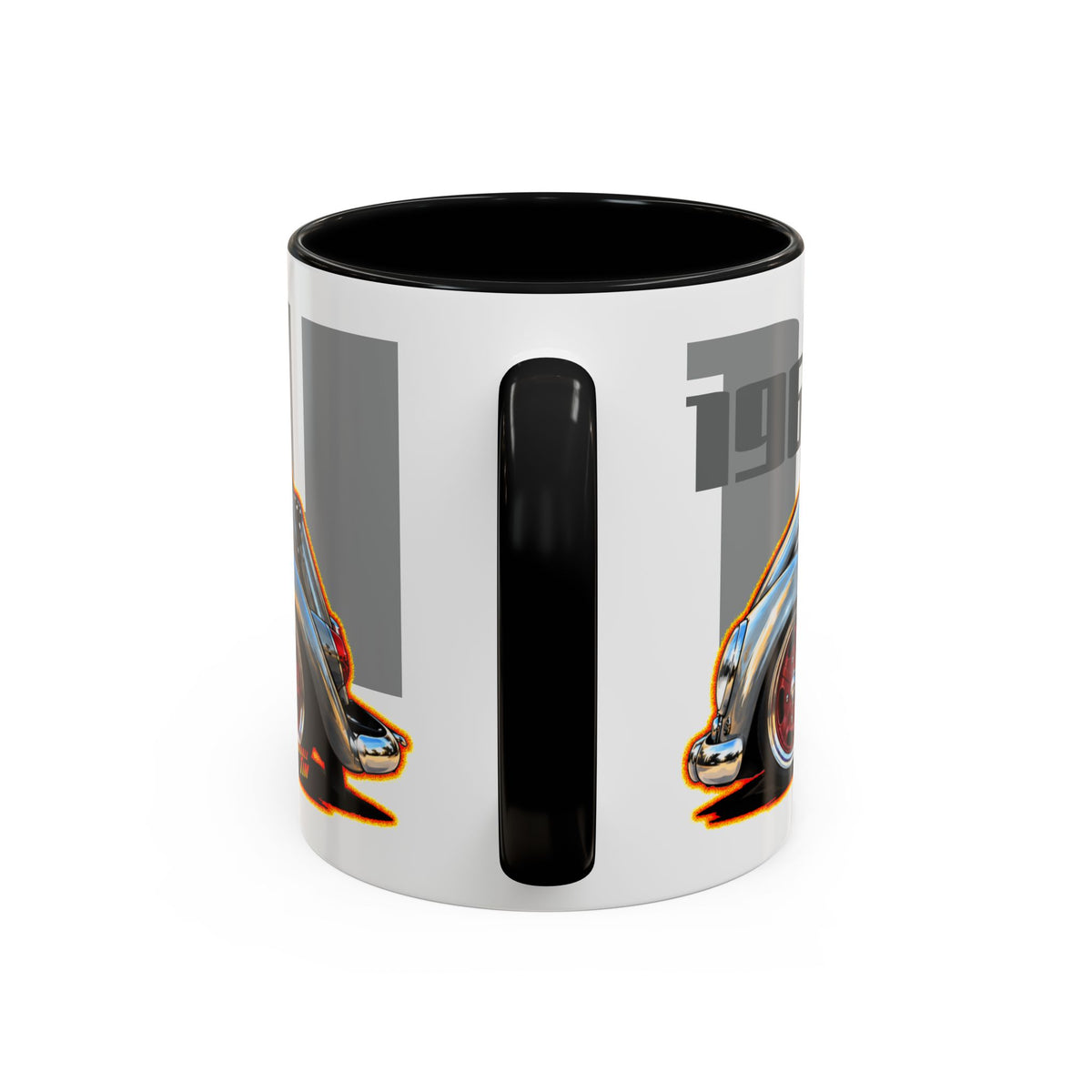 KUSTOM 1964 VW BUG Collectible Fireball Art Coffee Mug - 2 Sizes