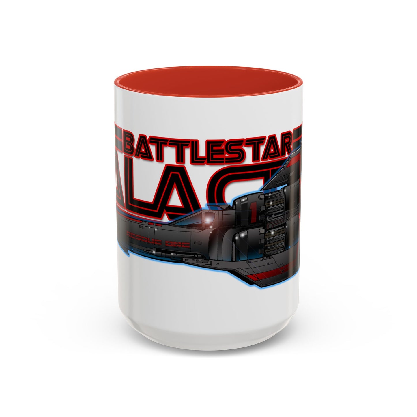 BATTLESTAR GALACTICA Colonial Viper Concept Art Logo Coffee Mug 2 Sizes